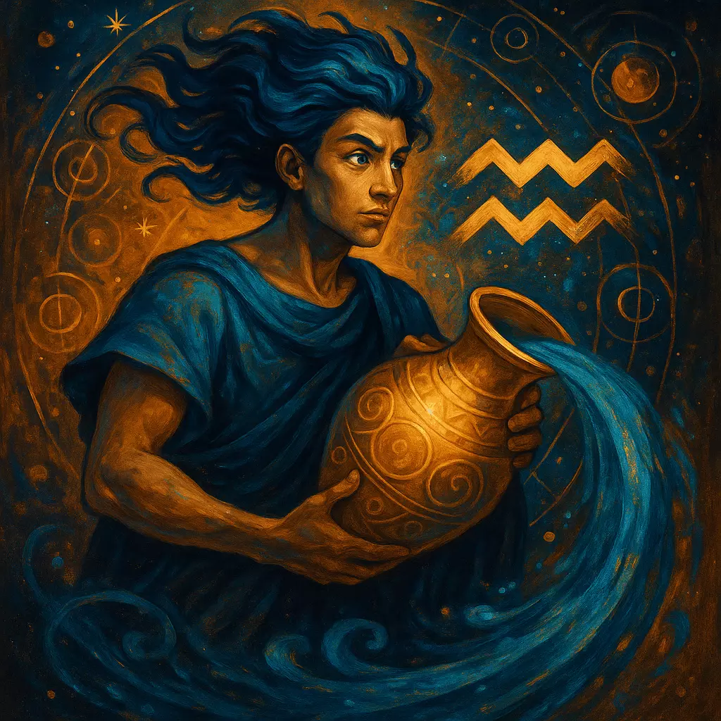 Водолей — Обычный прогноз по знакам — Водолей: новое знакомство быстро изменит планы и даст неожиданную идею